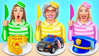 Me vs Grandma Cooking Challenge in Prison by Multi DO Smile [upl. by Adiell]