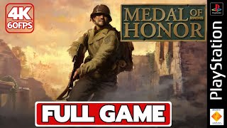 Medal of Honor PS1 Longplay FULL GAME Walkthrough 4K 60FPS No Commentary [upl. by Annodam526]