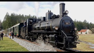 Austrian Narrow Gauge Steam on the Waldviertelbahn  Gmünd to Litschau Part 1 to Alt Nagelberg [upl. by Mccallion548]