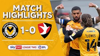 HIGHLIGHTS  Newport County v Cheltenham Town [upl. by Hild]