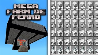 Mega FARM DE FERRO Do Minecraft Bedrock 121  Farms e Tutoriais  MCPE XBOX PS4 PS5 PC [upl. by Busby]