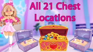 ALL 21 Chest Locations Royale High 2022 Updated Locations [upl. by Hines627]