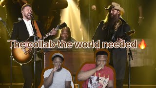 Tennessee WhiskeyDrink You  Chris Stapleton amp Justin TimberlakeCMA 2015 Reaction [upl. by Chauncey]