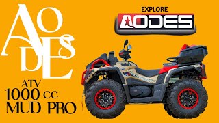 รีวิว AODES 4X4 รุ่นATV 1000 PATHCROSS MUD PRO LIMITED แต่งพิเศษ มีหม้อน้ำบน [upl. by Michey]