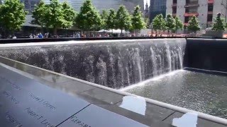 World Trade Center Memorial Fountains [upl. by Arteid]