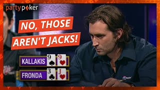 50  Ryan Fronda v Kilias Kalakis  Top 100 Greatest Poker Moments  partypoker [upl. by Ecikram]