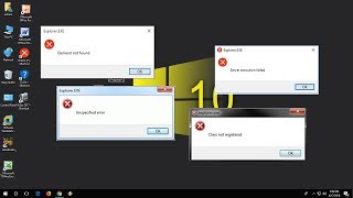 How to Fix All ExplorerExe Errors in Windows 1078 [upl. by Zenia]