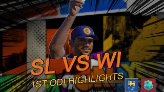 Wickets Fall in a Heap As Spinners Dominate  SL Vs WI 1st ODI Highlights [upl. by Meela496]