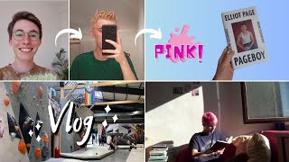 Lesevlog Pageboy lesen bouldern amp Haare pink färben  Cozy Ferien Vlog [upl. by Nillad743]