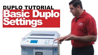 DUPLO DPF510  Basic Duplo Settings  DUPLO TRAINING Video 1 1 [upl. by Augy]