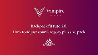 Backpack fitting guide  how to fit your plus size Gregory Maya 20L backpack [upl. by Rachelle]