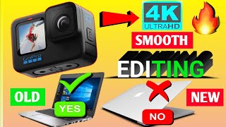 How To EDIT GOPRO 4K Video Smoothly in Old Laptop OR Pc 😱 [upl. by Munafo]