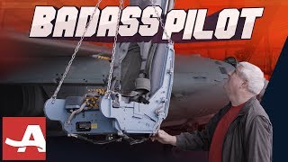 Inspecting a Harrier Jets Explosive Ejection Seat [upl. by Dnomso]