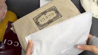 🎉 WhatsApp  12817799705🎉Immersive GUCCI Marmon 22 Unboxing gucci unboxing usa luxury [upl. by Hemphill]