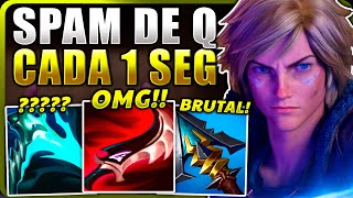 🤮¡ESTA BUILD de EZREAL te HARÁ PARECER un HACKER al SPAMEAR 1 Q CADA 1 SEGUNDO DA BASTANTE ASCO [upl. by Zitah474]