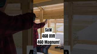 Shooting a SampW 460 magnum 460xvr revolver smithandwesson bigbore revolver gun [upl. by Darrelle]