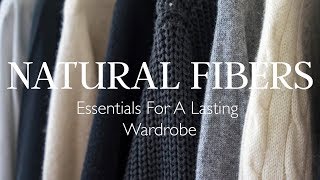 The Best Fabrics For Your Wardrobe  Natural Fiber Guide [upl. by Nimocks]