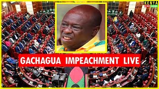 LIVE PARLIAMENT  Gachagua impeachment motion Debate in National Assembly [upl. by Ttirb]