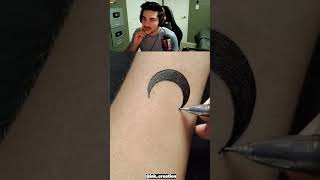 HOW TO DRAW AN ARM TATTOO InkCreation shorts [upl. by Ynagoham]