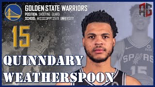 GOLDEN STATE WARRIORS Quinndary Weatherspoon ᴴᴰ [upl. by Ayarahs]