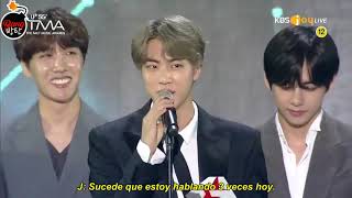 Sub Español Discurso BTS Daesang The Fact Music Awards 2019 [upl. by Reitrac]