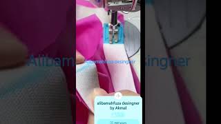 tag your friendalibamahfuza desingner shortstrending viral sewing elastic stitching [upl. by Ardnauqal165]