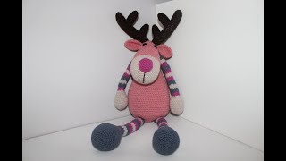 renifer na szydełku  część 1 TUŁÓW  reindeer on crochet  part 1 TORSO [upl. by Valaria]