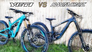 Santa Cruz Megatower vs Yeti sb150 [upl. by Cesare]