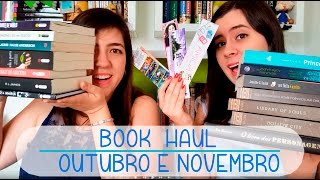 Outubro e Novembro  Book Haul Bimestral  SORTEIO [upl. by Tnecniv]