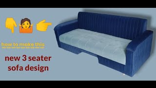 Diy sofa How To Make  Simpal Sofa design 😉  diya new sofa design diy farnichar [upl. by Laurella]