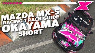 Okayama Short  Dave Cam iRacing Mazda MX5 Track Guide [upl. by Konstantine]