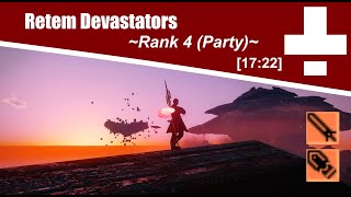 PSO2 NGS Retem Devastators  Rank 4 Party  HuSl Hunter POV 1722 [upl. by Hadwin607]