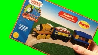 60 Second Reviews  Stepney With The Museum Cars  Thomas And Friends Wooden Railway Retired Toy [upl. by Ennairac]