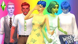 Joy Sadness Disgust Anger And Fear Pixars Inside Out 2  Create a Sim I Sims 4 [upl. by Marilee]