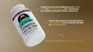 Source Naturals® Glucosamine Chondroitin Complex with MSM Product Information Commercial [upl. by Eneja676]