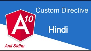 Angular 10 in Hindi tutorial 26 custom directive [upl. by Cchaddie]