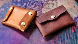 How to Make a Profitable Leather Wallet With Pattern [upl. by Yesima921]