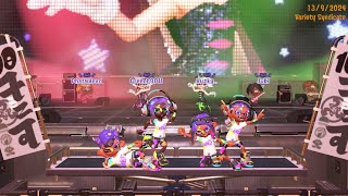 Splatoon 3 Grand Festival Turf War Pro  100X battle Team Present VS Team Future Day 1 [upl. by Shrier894]