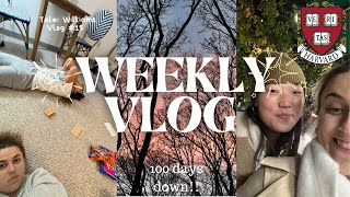 WEEKLY VLOG  life in between harvard classes [upl. by Anoyet732]