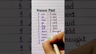 PresentPast education english englishgrammar viralshort vocabulary spokenenglish tense [upl. by Yralih]