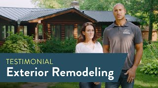 Exterior Remodeling Testimonial [upl. by Edva]