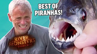 The Best of PIRANHAS Part 1  COMPILATION  River Monsters [upl. by Milena779]