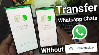 how to transfer whatsapp data to new android phone  Transfer whatsapp data android to android 🔥 [upl. by Chev]