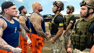 US ARMY VS EXCONVICTS Who Is Stronger [upl. by Ocko715]