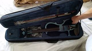 Cecillio Electric Violin Unboxing And Testing [upl. by Morly501]