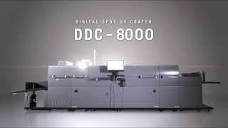 Duplo DDC8000 B2 Digital Spot UV Coater  Foiling [upl. by Htebzil]