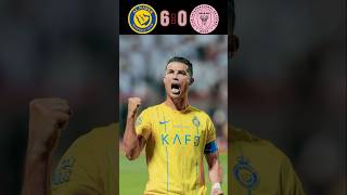 Al nassr 🆚️ Inter Miami 60 😱😱  Epic Match  football shorts ronaldo messi youtubeshorts [upl. by Emlin]