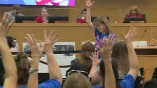 Parents share support for TH Rogers special needs program and HISD meeting [upl. by Amabelle]