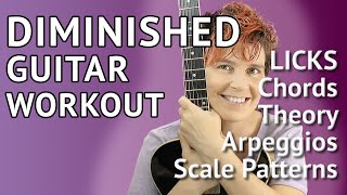 Diminished Scale Guitar Lesson amp Licks  The Complete Diminished Workout [upl. by Lait354]