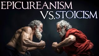 Epicureanism Vs Stoicism  Overview and Explanation [upl. by Lore]